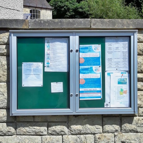 Varicase Premium Double Door External Noticeboard